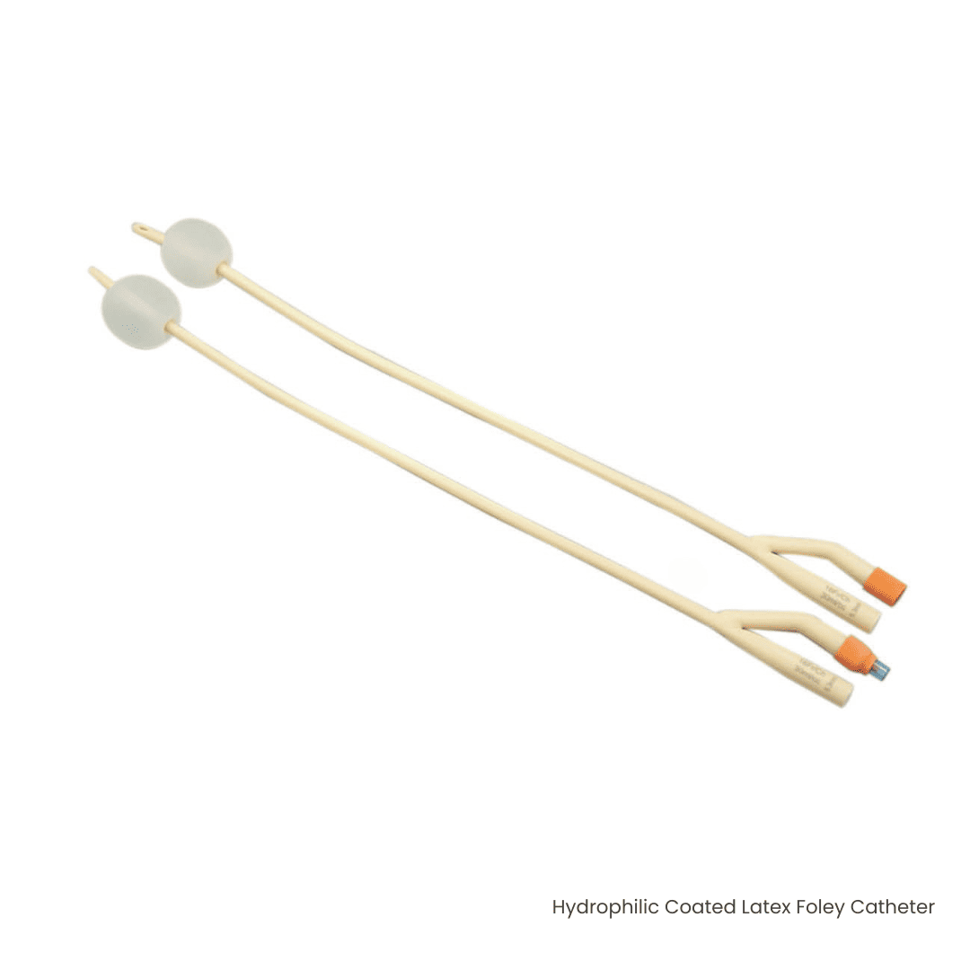 Hydrophilic Coated Latex Foley Catheter-endoscope camera system